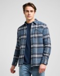 KOSZULA LEE 112370574 MERCANTILE SHIRT VINTAGE BLUE PLAID
