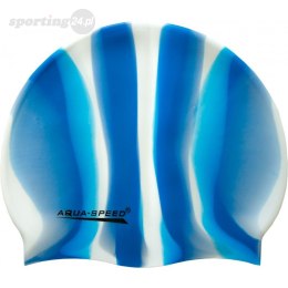 Czepek pływacki Aqua-Speed Bunt tęczowy kol. 55 AQUA-SPEED