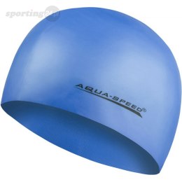 Czepek pływacki Aqua-Speed Mega niebieski 02 100 AQUA-SPEED