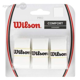 Owijka Wilson Pro Comfort Overgrip biała 3szt WRZ4014WH Wilson
