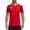 Koszulka męska adidas Entrada 18 Jersey czerwona CF1038 Adidas teamwear