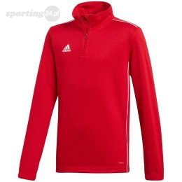 Bluza dla dzieci adidas Core 18 Training Top JUNIOR czerwona CV4141 Adidas teamwear