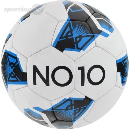 Piłka nożna NO10 Master biało-niebieska NO10