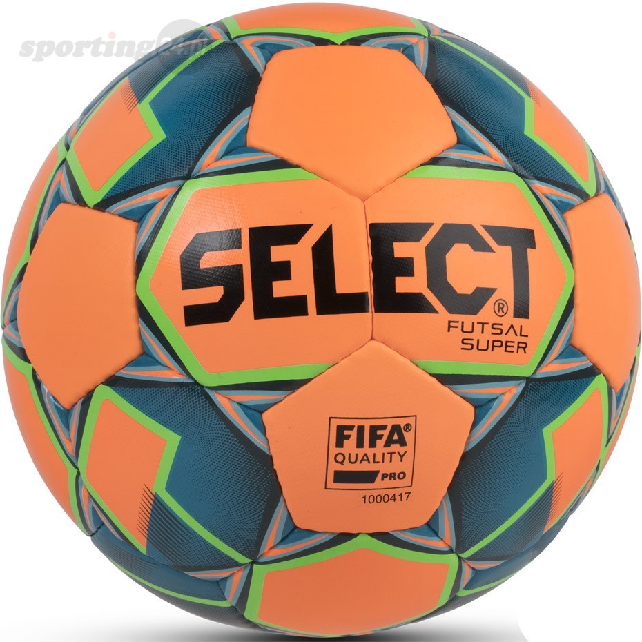 Piłka Nożna Select Futsal Super FIFA 2018 granatowo-pomarańczowa 14297 Select