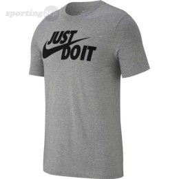 Koszulka męska Nike Tee Just do It Swoosh szara AR5006 063 Nike