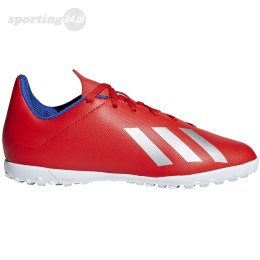 Buty piłkarskie adidas X 18.4 TF JR czerwone BB9417 Adidas