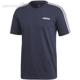 Koszulka adidas Essentials 3 Stripes Tee granatowa DU0440 Adidas