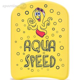 Deska do pływania Aqua-Speed Kiddie żółta Octopus 186 AQUA-SPEED