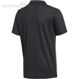 Koszulka dla dzieci adidas Core 18 Polo JUNIOR czarna CE9038 Adidas teamwear
