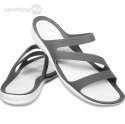 Crocs klapki damskie Swiftwater Sandal W szaro-białe 203998 06X Crocs