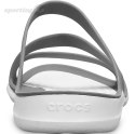 Crocs klapki damskie Swiftwater Sandal W szaro-białe 203998 06X Crocs