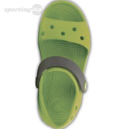 Crocs sandały dla dzieci Crocband Sandal Kids zielono szare 12856 3K9 Crocs