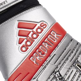 Rękawice bramkarskie adidas Predator League srebrno czerwone DY2604 Adidas teamwear