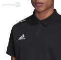 Koszulka męska adidas Condivo 20 Polo czarno-biała ED9249 Adidas teamwear
