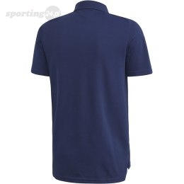 Koszulka męska adidas Condivo 20 Polo granatowo-biała ED9245 Adidas teamwear