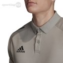 Koszulka męska adidas Condivo 20 Polo szaro-czarna ED9247 Adidas teamwear