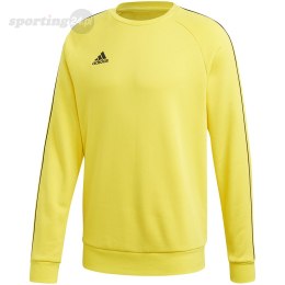 Bluza męska adidas Core 18 Sweat Top żółta FS1897 Adidas teamwear