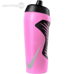 Bidon Nike Hyperfuel Water Bottle 530 ml różowo-czarny N317768218 Nike Football