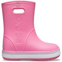 Crocs kalosze dla dzieci Crocband Rain Boot Kids różowe 205827 6QM Crocs