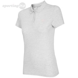 Koszulka damska 4F biały melanż NOSH4 TSD007 10M 4F