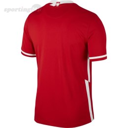 Koszulka męska Nike Polska Breathe Stadium JSY SS AW czerwona CD0721 688 Nike Football