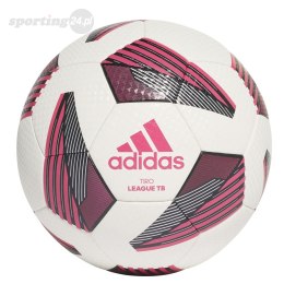Piłka nożna adidas Tiro League TB biało-różowa FS0375 Adidas teamwear