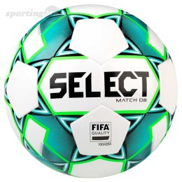 Piłka nożna Select Match DB FIFA 5 biało-zielona 16682 Select