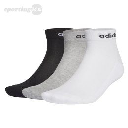 Skarpety adidas Hc Ankle 3PP białe, szare, czarne GE6132 Adidas