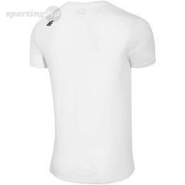 Koszulka męska 4F biała H4Z20 TSM025 10S 4F