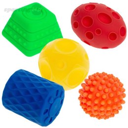 Piłki sensoryczne kształty 5 szt. AM Tullo kolorowe 421 AM Tullo