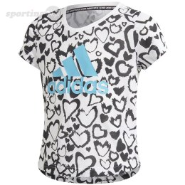 Koszulka dla dzieci adidas Must Haves Graphic Tee biała GE0937 Adidas
