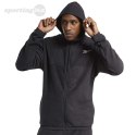 Bluza męska Reebok Workout Ready Fleece Full Zip Hoodie czarna FS8450 Reebok