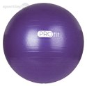 Piłka gimnastyczna Profit 65 cm fioletowa z pompką DK 2102 PROfit