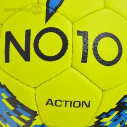 Piłka ręczna NO10 Action Junior roz 1 żółto-niebiesko-czarna NO10