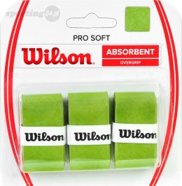 Owijka Wilson Pro Soft Absorbent Overgrip zielona 3szt WRZ4040LI Wilson