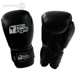 Rękawice bokserskie Profight PVC czarne PROfight