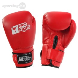 Rękawice bokserskie Profight PVC czerwone PROfight