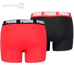Bokserki męskie Puma Basic Boxer 2P czerwone, czarne 906823 09/5210150017 Puma