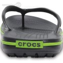 Crocs klapki Crocband Flip grafitowo zielony 11033 OA1 Crocs