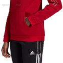 Bluza damska adidas Tiro 21 Sweat Hoody czerwona GM7327 Adidas teamwear