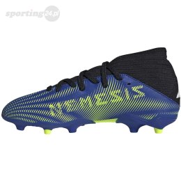 Buty piłkarskie adidas Nemeziz.3 FG Junior niebiesko-zielone FY0817 Adidas