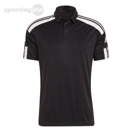 Koszulka męska adidas Squadra 21 Polo czarna GK9556 Adidas teamwear