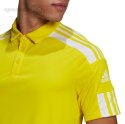 Koszulka męska adidas Squadra 21 Polo żółta GP6428 Adidas teamwear