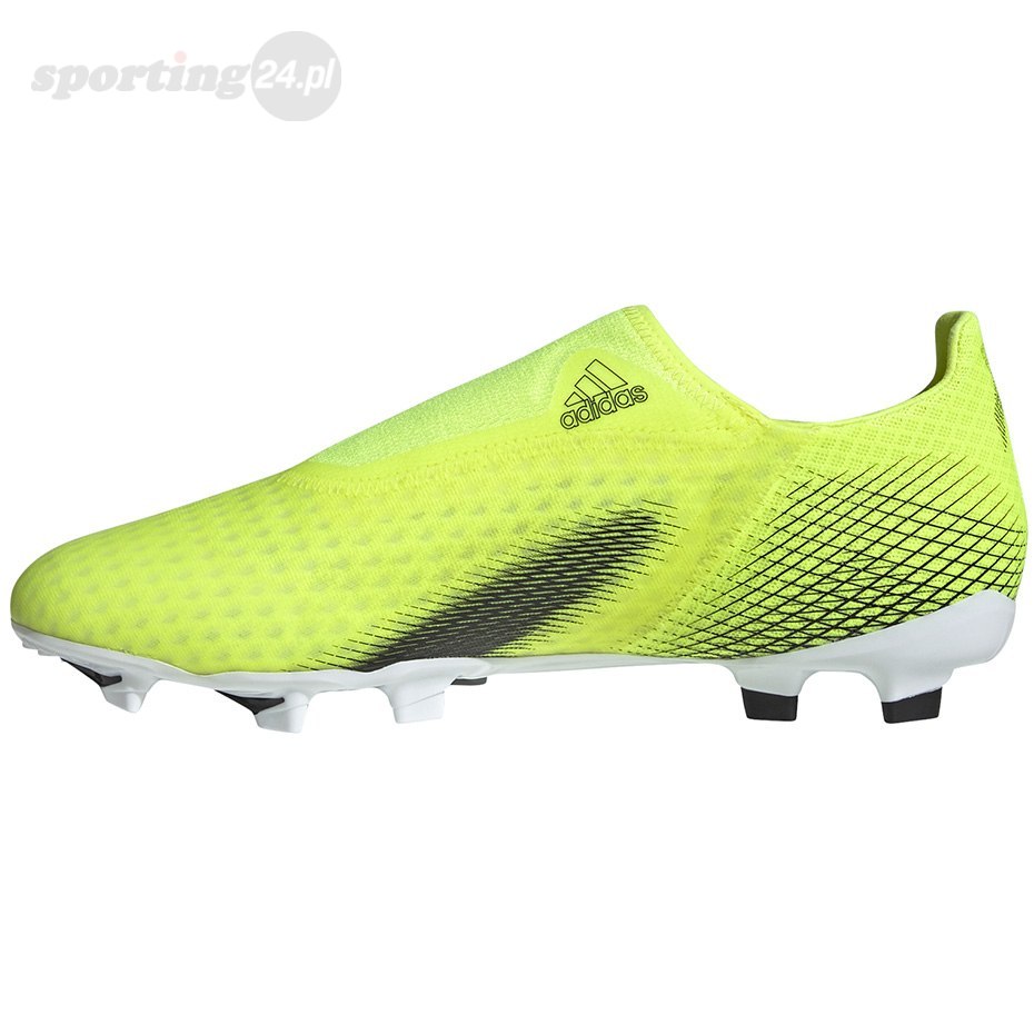 Buty piłkarskie adidas X Ghosted.3 LL FG żółto-czarne FW6969 Adidas