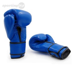 Rękawice bokserskie Evolution profesjonalne ze skóry naturalnej PRO RB-1510,1512 niebieskie Evolution