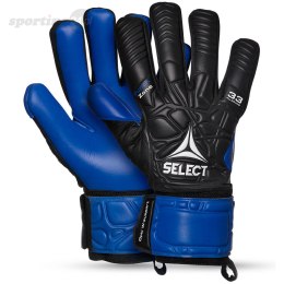 Rękawice bramkarskie Select 33 V21 Allround Negative Cut czarno-niebieskie Select
