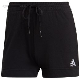 Spodenki damskie adidas Essentials Slim Shorts czarno-białe GM5523 Adidas