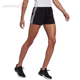 Spodenki damskie adidas Essentials Slim Shorts czarno-białe GM5523 Adidas