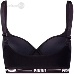 Stanik sportowy damski Puma Padded Top 1P Hang czarny 907863 04 Puma