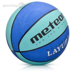 Piłka koszykowa Meteor LayUp 3 niebieska 07080 Meteor